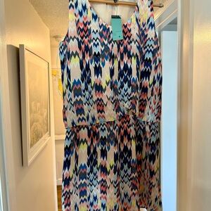 Waverly Blue Sleeveless Sundress Mini